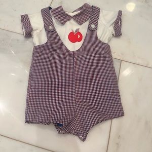 Back to school set with apple